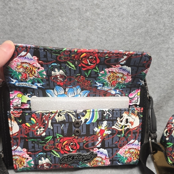 Ed Hardy Black and Multicolor Crossbody Bag Set - Picture 6 of 16